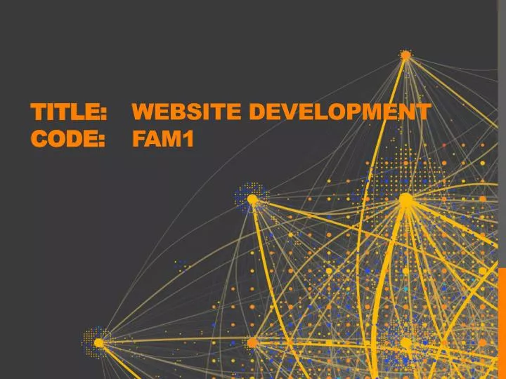 title website development code fam1