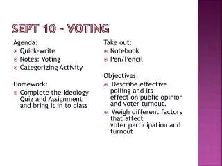 sept 10 voting