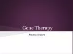 Gene Therapy - slide 1