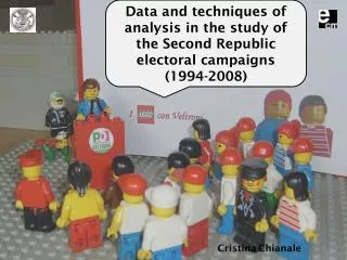 Data and techniques of analysis in the study of the Second Republic electoral campaigns