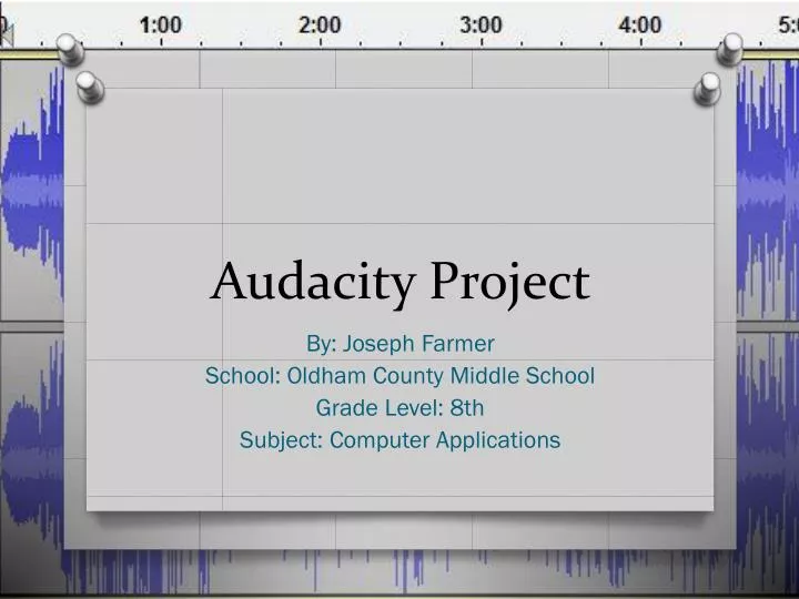 audacity project