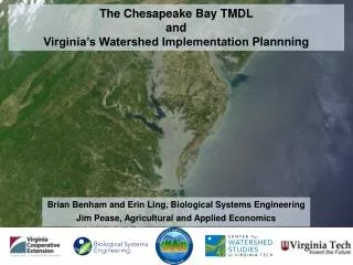The Chesapeake Bay TMDL and Virginia’s Watershed Implementation Plannning