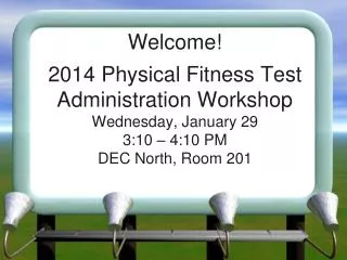 2014 PFT Workshop Agenda