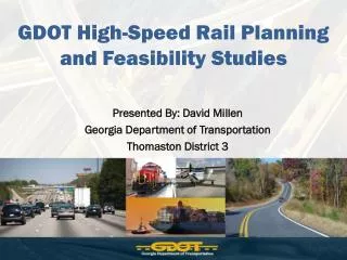 GDOT High-Speed Rail Planning and Feasibility Studies