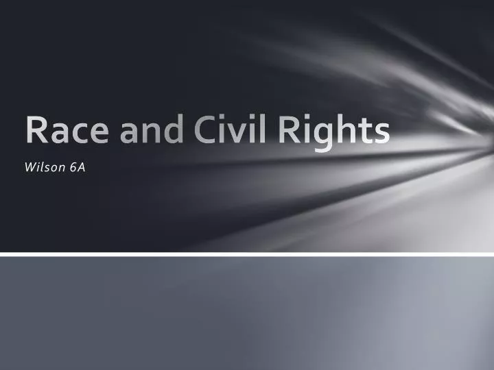 race and civil rights