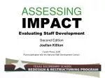 ASSESSING IMPACT Evaluating Staff Development Second Edition - slide 1