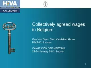 Wage formation in Belgium
