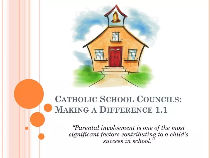 catholic school councils making a difference 1 1