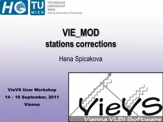 VIE_MOD stations corrections