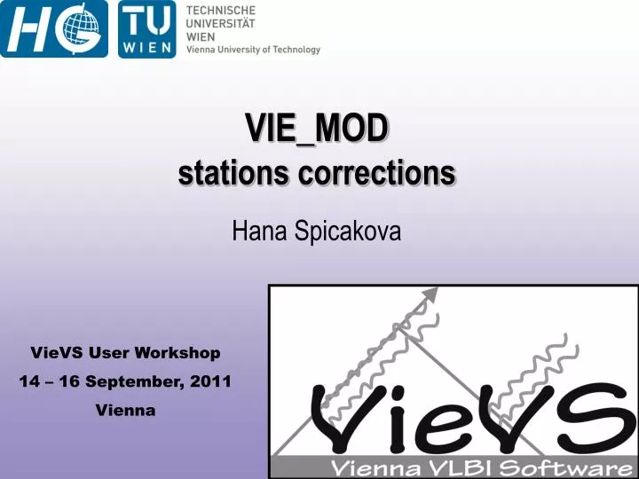 vie mod stations corrections