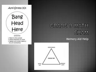 Grade 9 math exam