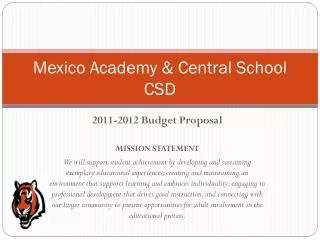 Mexico Academy &amp; Central School CSD