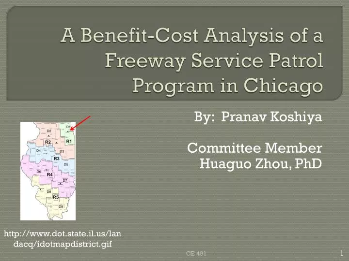 a benefit cost analysis of a freeway service patrol program in chicago