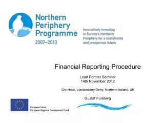 Claiming procedure, financial report