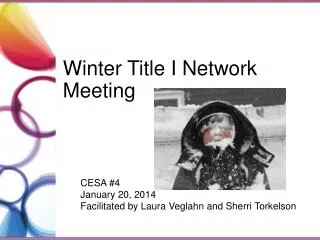Winter Title I Network Meeting