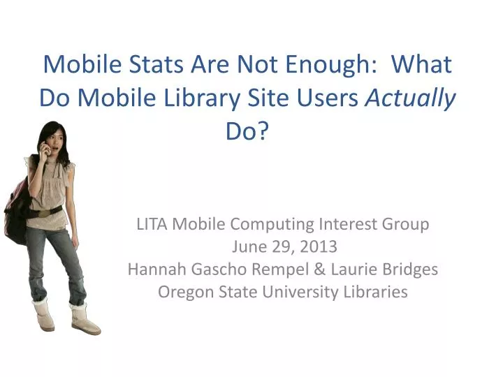 mobile stats are not enough what do mobile library site users actually do