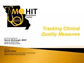 Tracking Clinical Quality Measures