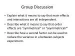 Group Discussion - slide 1