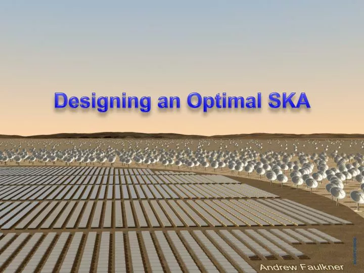 designing an optimal ska