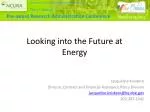 Transformative Energy Solutions for a Secure Future - slide 1