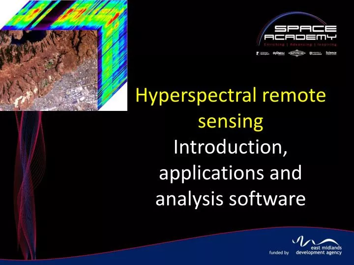 hyperspectral remote sensing introduction applications and analysis software