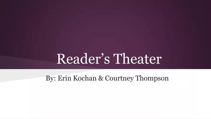 reader s theater