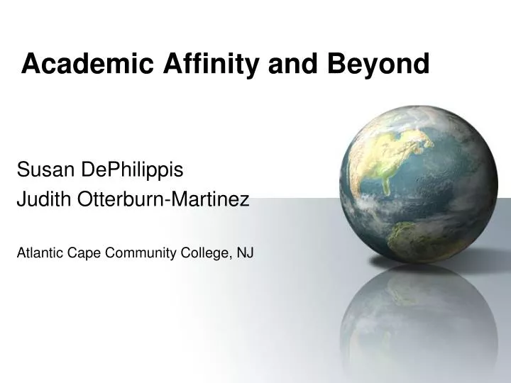 academic affinity and beyond