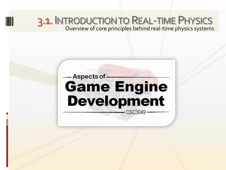 3 1 introduction to real time physics