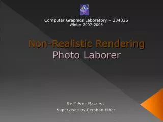 Non-Realistic Rendering Photo Laborer