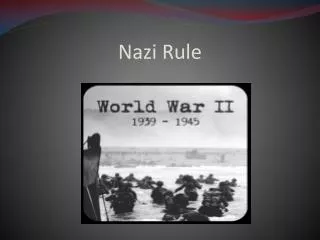 Nazi Rule