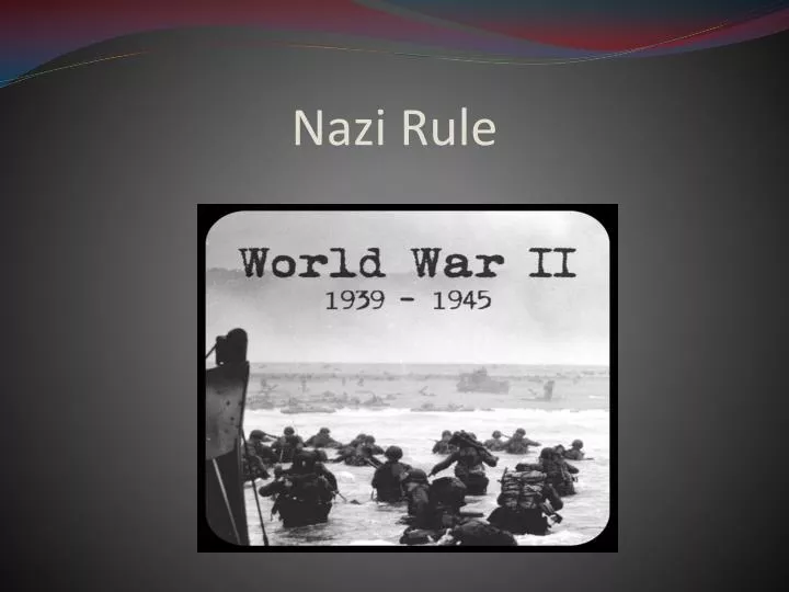 nazi rule