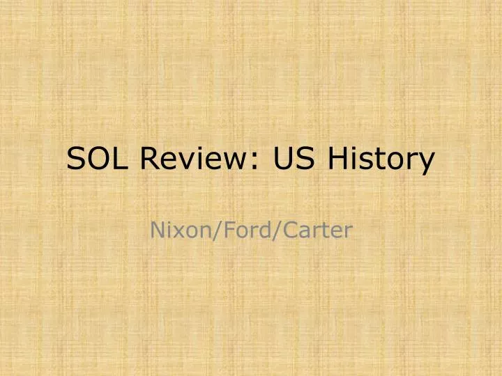 sol review us history