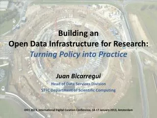 Building an Open Data Infrastructure for Research: Turning Policy into Practice