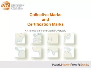 Collective Marks and Certification Marks