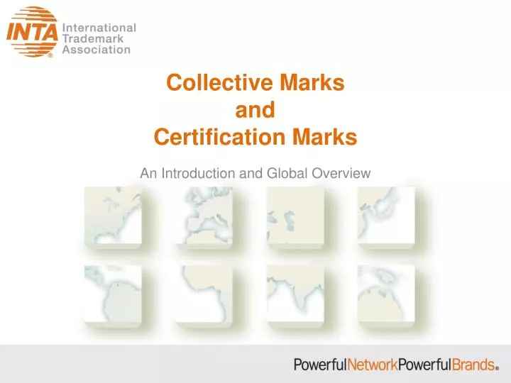 collective marks and certification marks