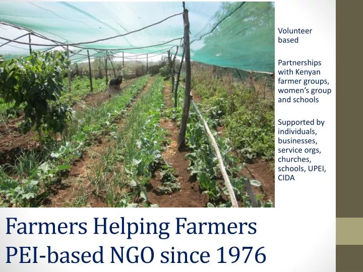 farmers helping farmers pei based ngo since 1976