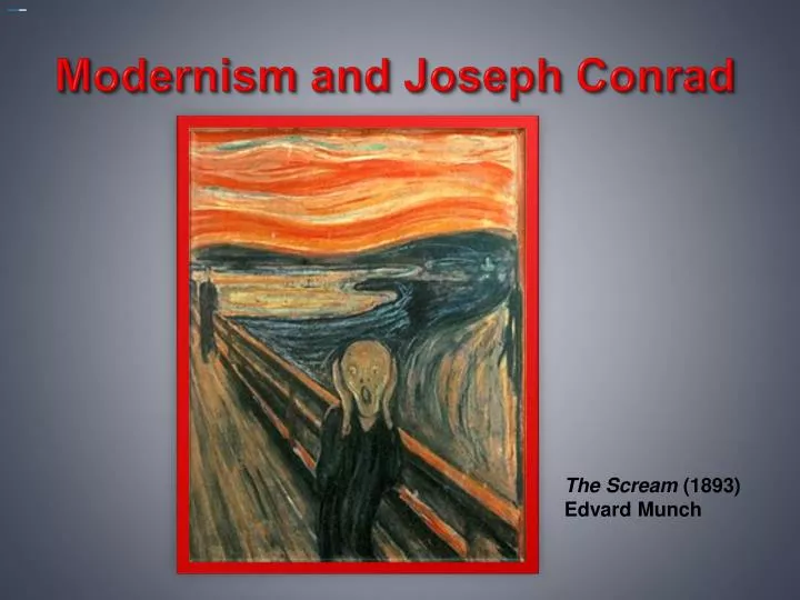 modernism and joseph conrad