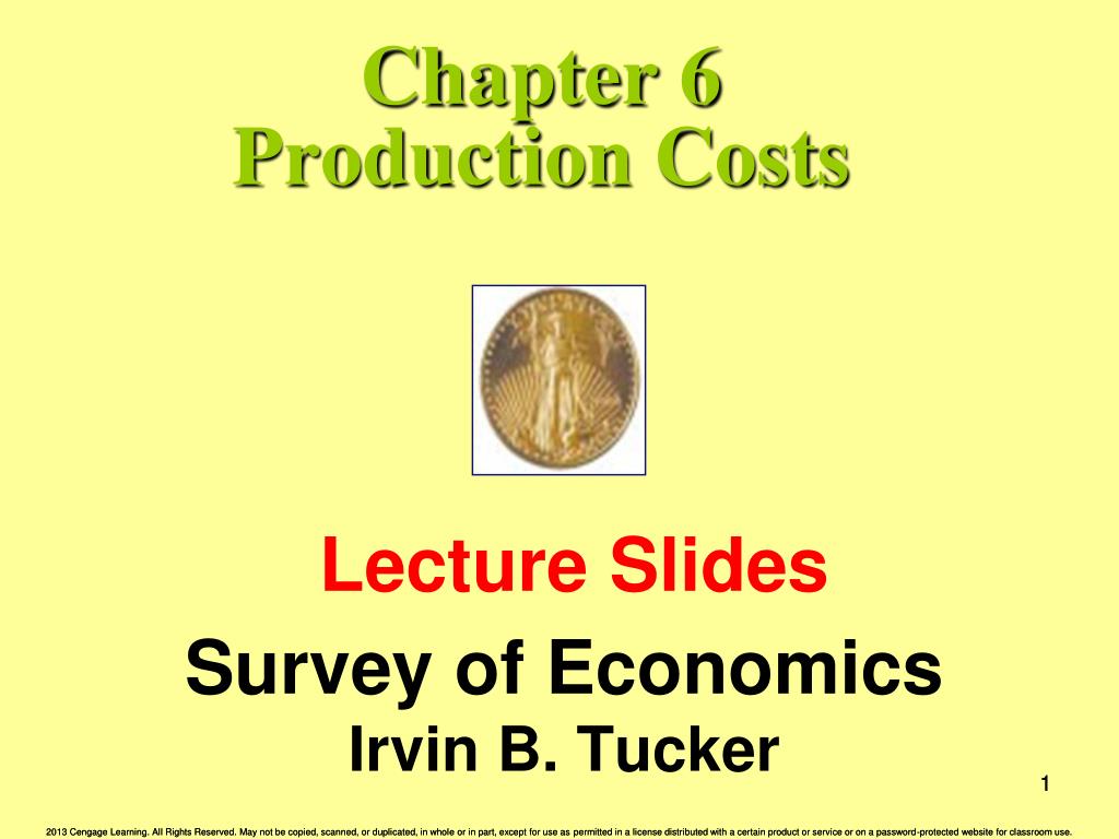 PPT - Chapter 6 Production Costs PowerPoint Presentation, free download ...