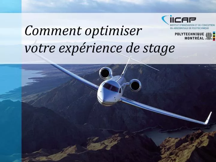 comment optimiser votre exp rience de stage