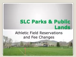 SLC Parks &amp; Public Lands