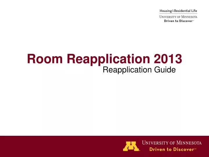room reapplication 2013