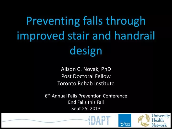 preventing falls through improved stair and handrail design