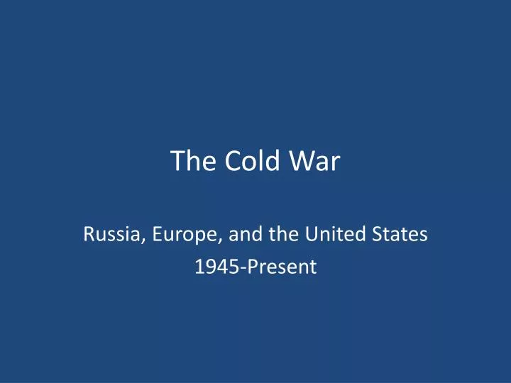 the cold war