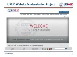 USAID Website Modernization Project