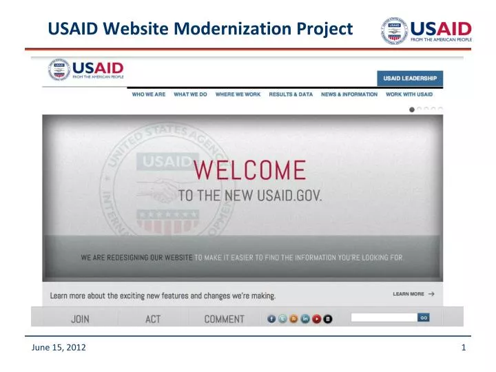 usaid website modernization project