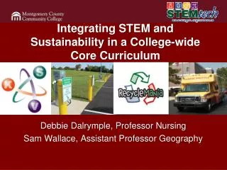 Integrating STEM and Sustainability in a College-wide Core Curriculum