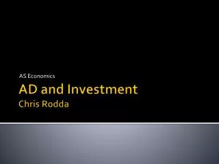 AD and Investment Chris Rodda