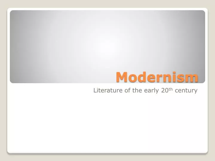 modernism