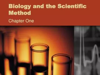 Biology and the Scientific Method