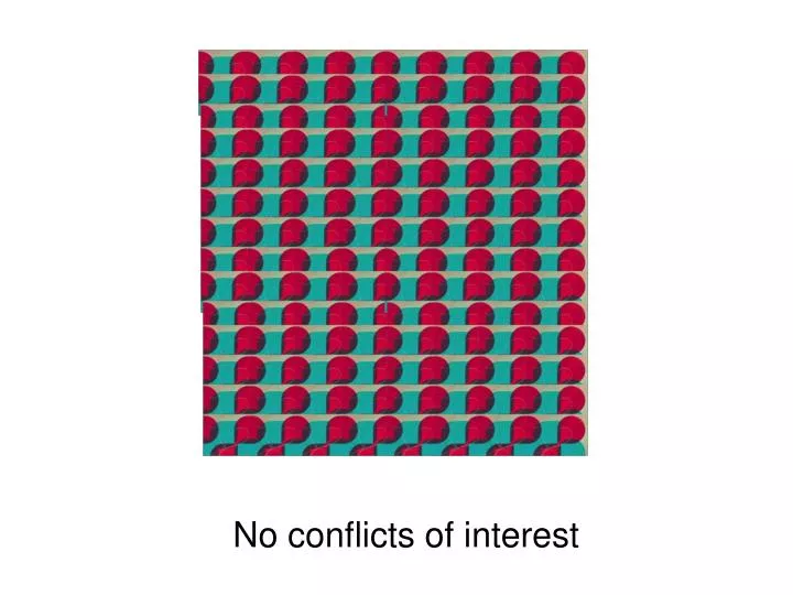 no conflicts of interest